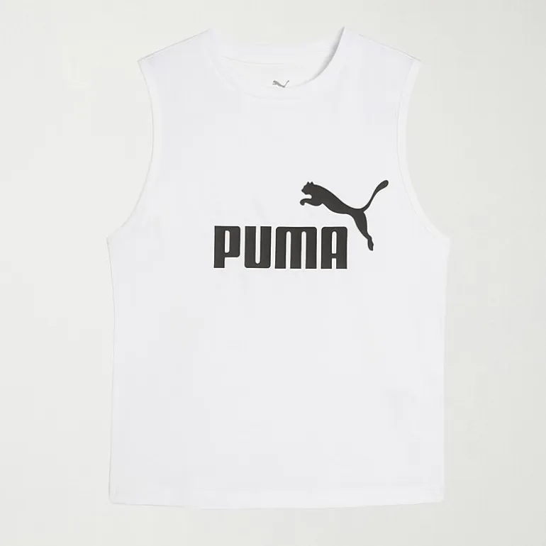 PUMA Womens Crew Neck Sleeveless Active Tank Top