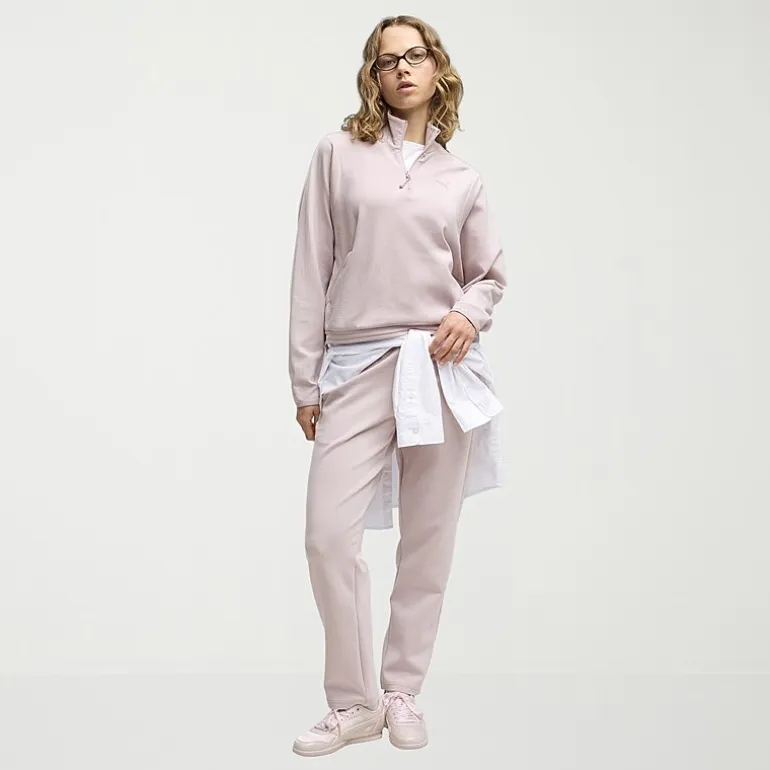 PUMA Womens High Neck Long Sleeve Pullover Sweater