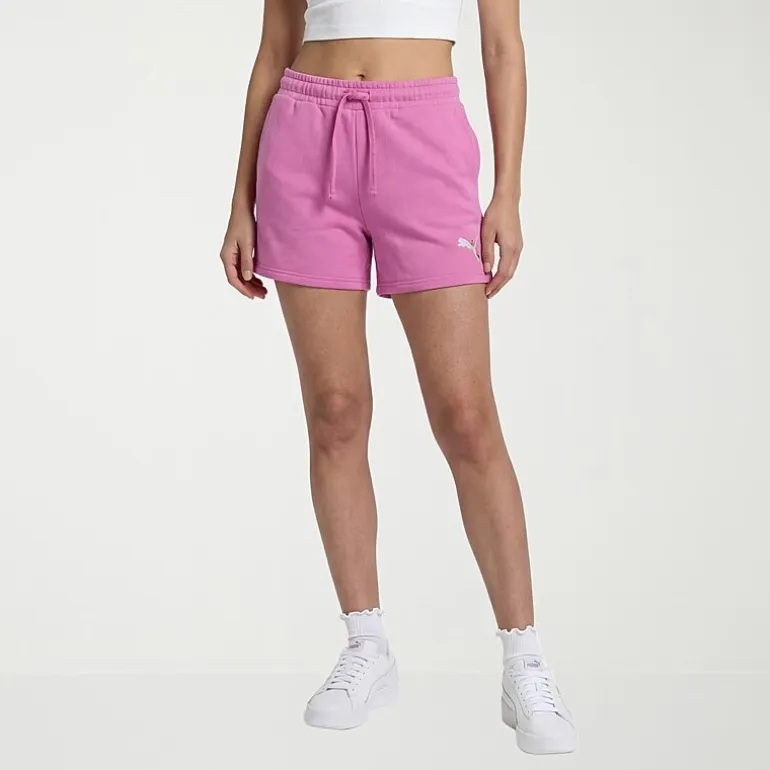 PUMA Womens 5" Mid Rise Drawstring Waist Active Pull-On Short