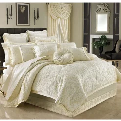Queen Street Maddison 4-pc. Damask + Scroll Comforter Set