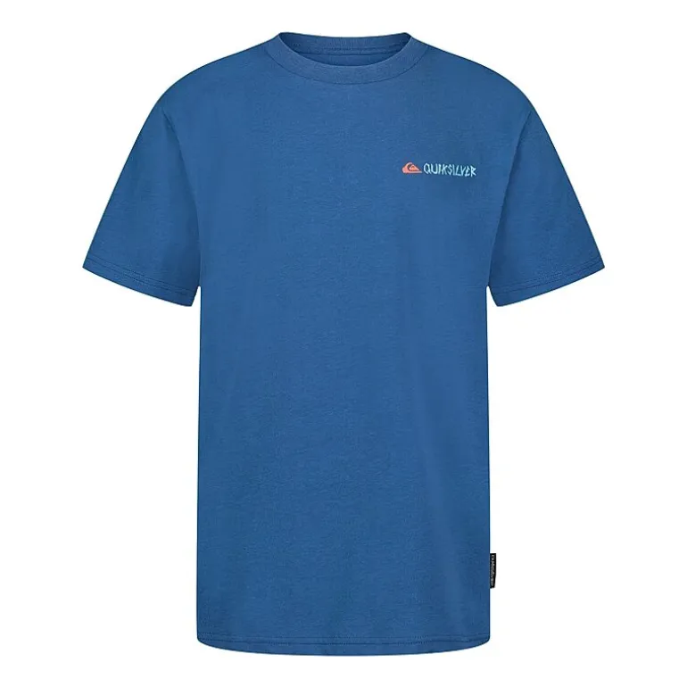 Quiksilver Big Kid Boys Crew Neck Short Sleeve Regular Fit Graphic T-Shirt