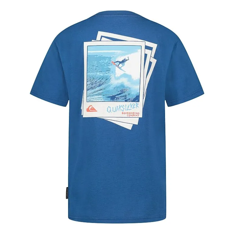 Quiksilver Big Kid Boys Crew Neck Short Sleeve Regular Fit Graphic T-Shirt