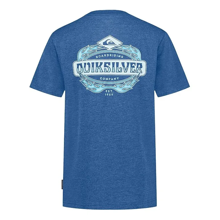 Quiksilver Big Kid Boys Crew Neck Short Sleeve Regular Fit Graphic T-Shirt