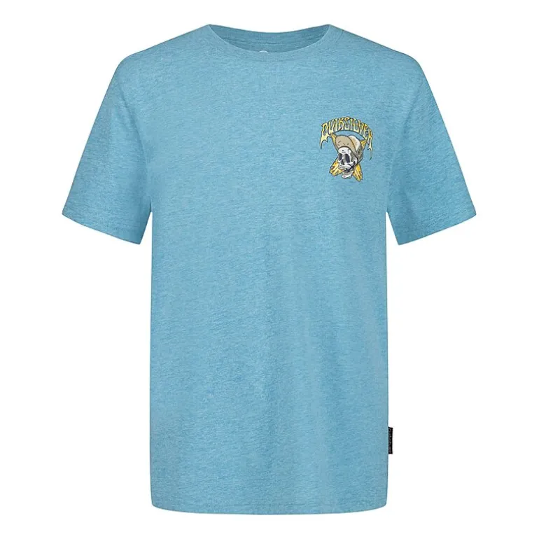 Quiksilver Big Kid Boys Crew Neck Short Sleeve Regular Fit Graphic T-Shirt