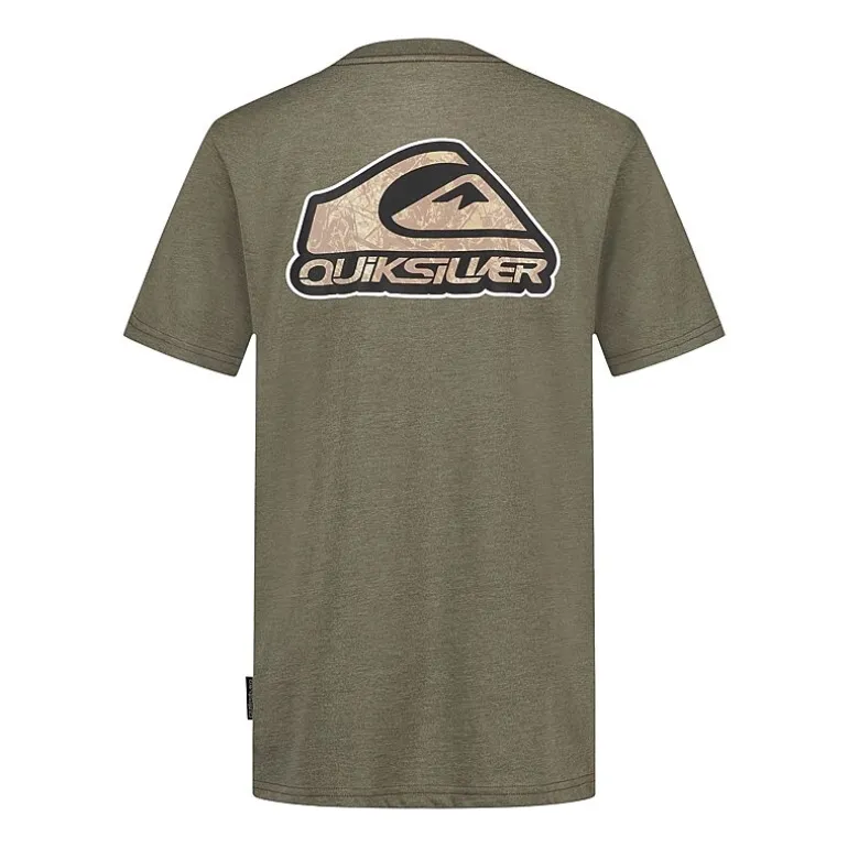 Quiksilver Big Kid Boys Crew Neck Short Sleeve Regular Fit Graphic T-Shirt