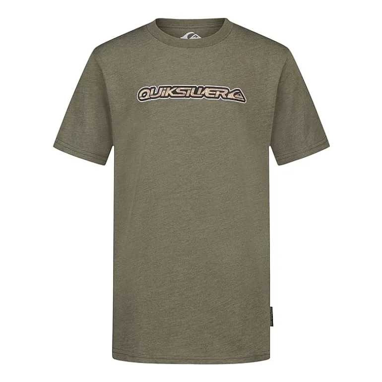 Quiksilver Big Kid Boys Crew Neck Short Sleeve Regular Fit Graphic T-Shirt