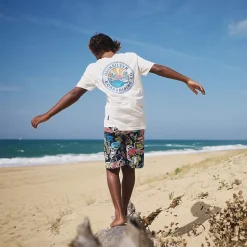 Quiksilver Big Kid Boys Crew Neck Short Sleeve Regular Fit Graphic T-Shirt