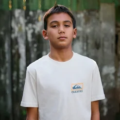 Quiksilver Big Kid Boys Crew Neck Short Sleeve Regular Fit Graphic T-Shirt