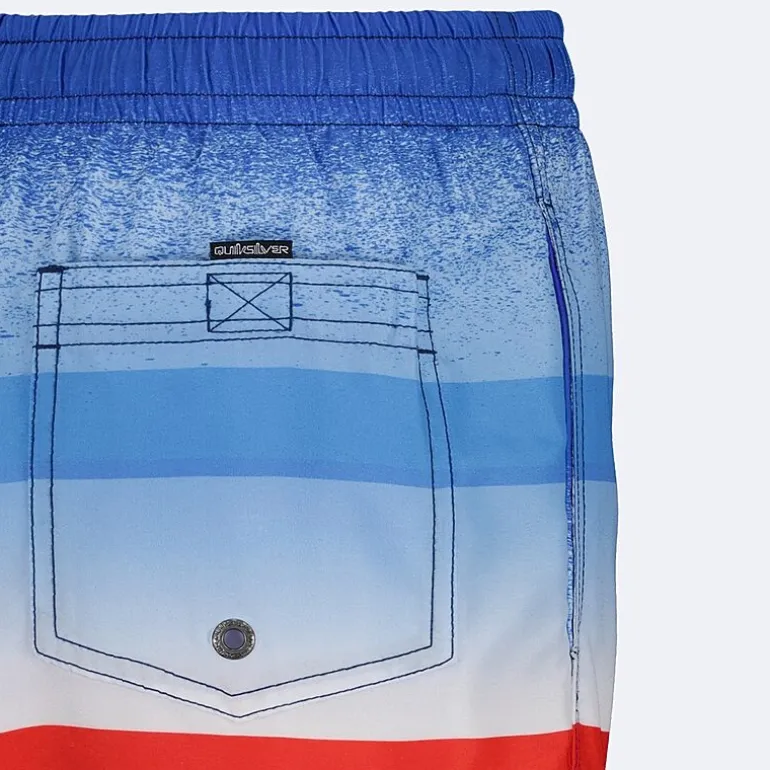Quiksilver Big Kid Boys Striped Swim Trunks