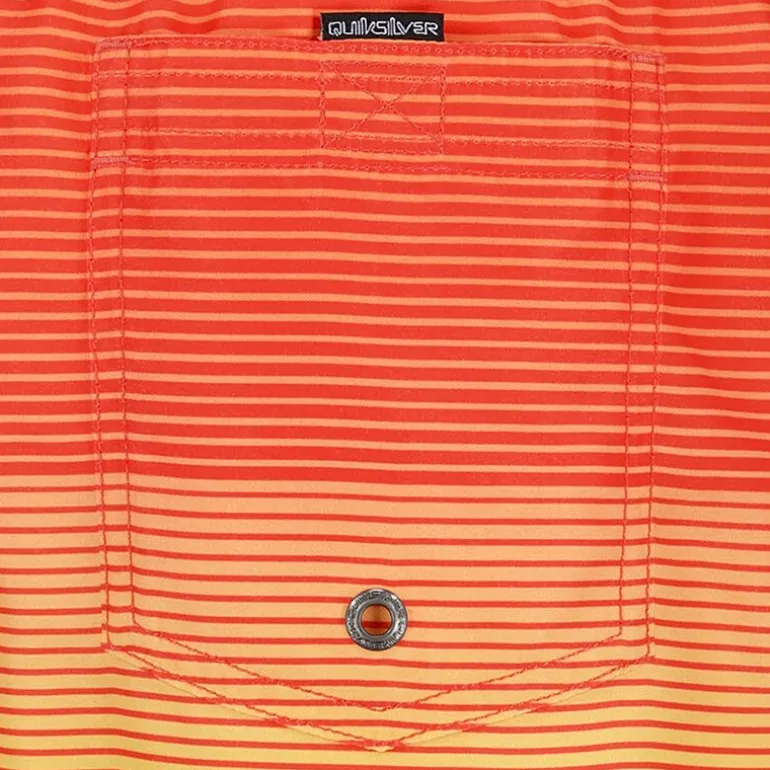 Quiksilver Big Kid Boys Striped Swim Trunks