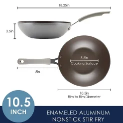 Rachael Ray Cook + Create 10.5" Non-Stick Stir Fry Pan