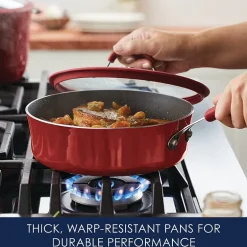 Rachael Ray Cook + Create 3-qt. Non-Stick Saute Pan