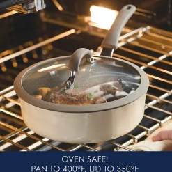 Rachael Ray Cook + Create 3-qt. Non-Stick Saute Pan