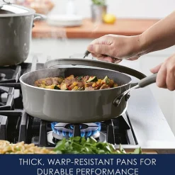Rachael Ray Cook + Create 3-qt. Non-Stick Saute Pan