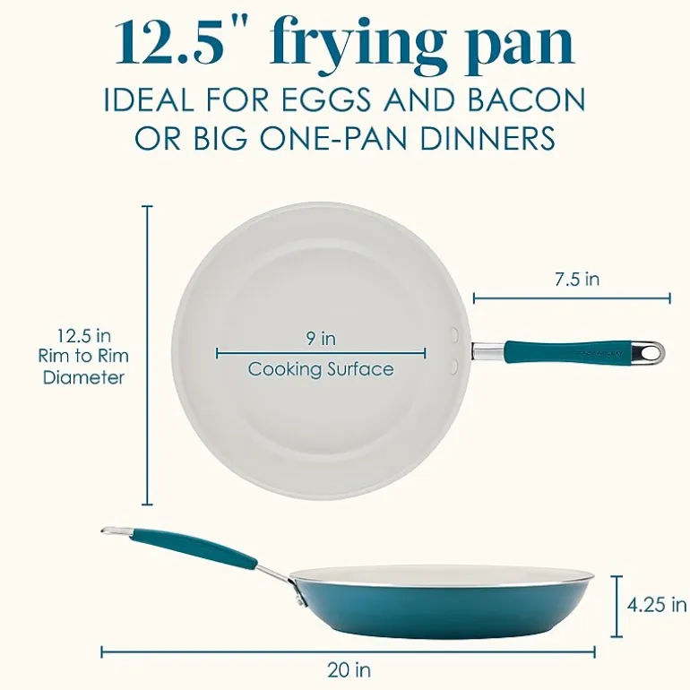 Rachael Ray Cucina Ceramic Non-Stick 12.5" Frying Pan