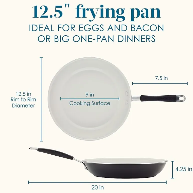 Rachael Ray Cucina Ceramic Non-Stick 12.5" Frying Pan