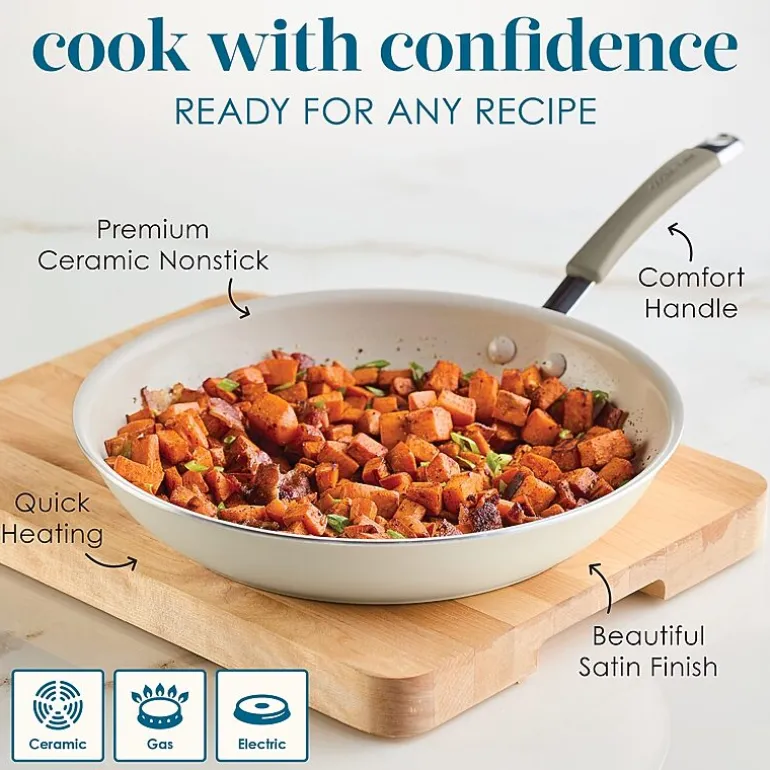 Rachael Ray Cucina Ceramic Non-Stick 12.5" Frying Pan