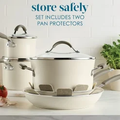 Rachael Ray Cucina Ceramic 10-pc. Non-Stick Cookware Set