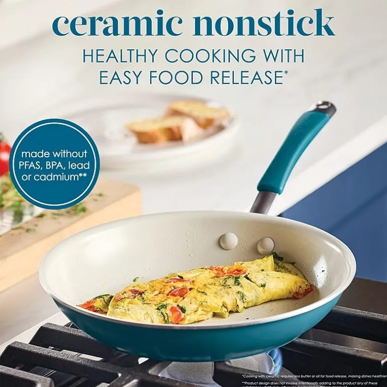 Rachael Ray Cucina Ceramic 10-pc. Non-Stick Cookware Set