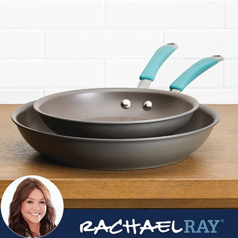 Rachael Ray Cucina Hard Anodized Twin Pack Skillet Set