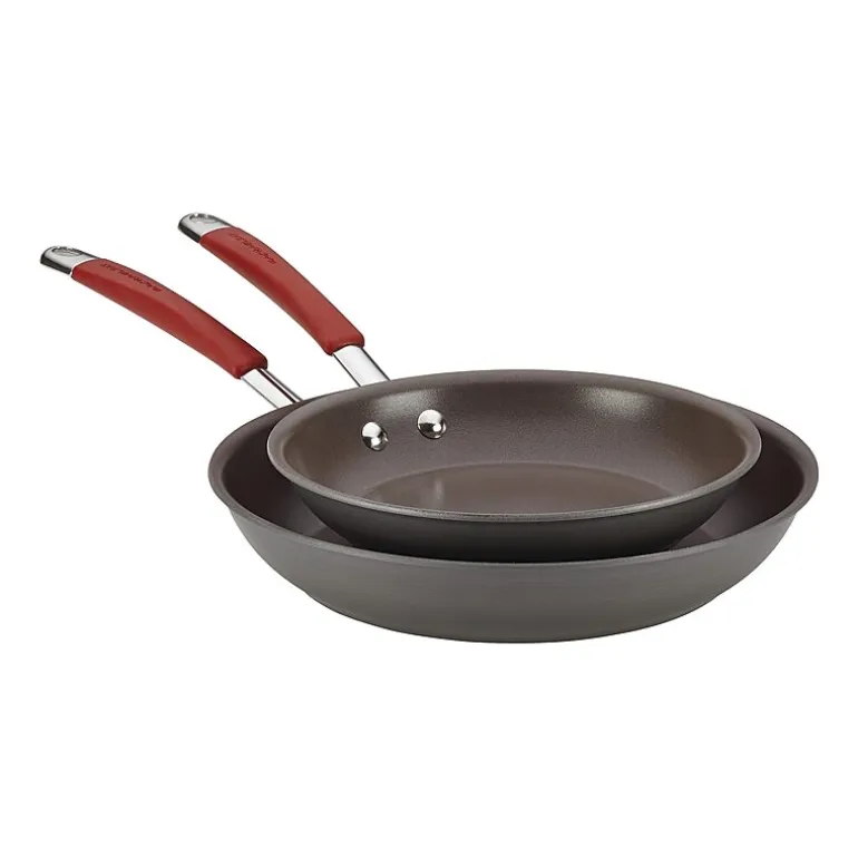 Rachael Ray Cucina Hard Anodized Twin Pack Skillet Set