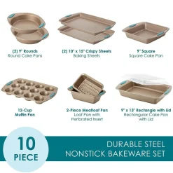 Rachael Ray Cucina 10-pc. Non-Stick Bakeware Set