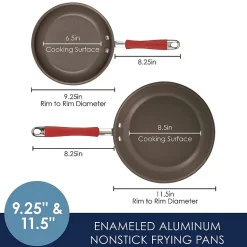 Rachael Ray Cucina 2-pc. Non-Stick Skillet Set