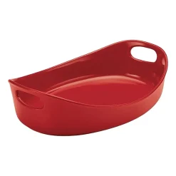 Rachael Ray Stoneware Bubble and Brown 4.5-qt. Oval Baker