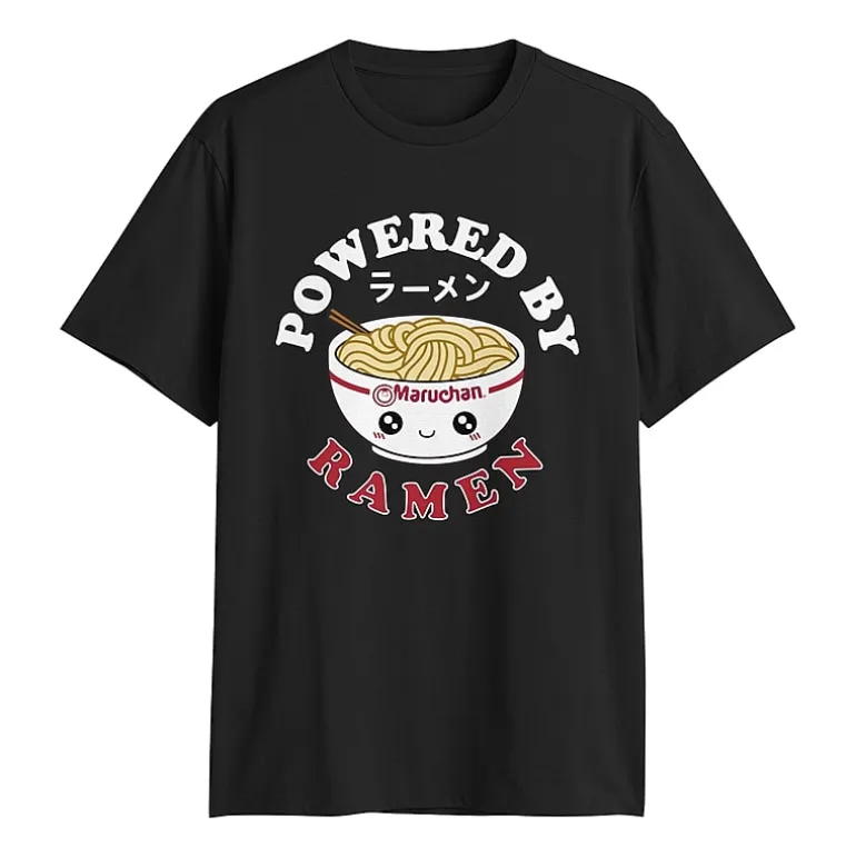 Ramen Mens Crew Neck Short Sleeve Regular Fit Graphic T-Shirt