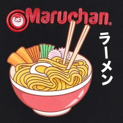 Ramen Oversized Tee Womens Juniors Crew Neck Short Sleeve Oversized Graphic T-Shirt