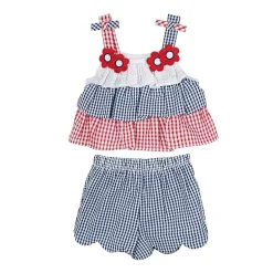 Rare Editions Baby Girls 2-pc. Short Set