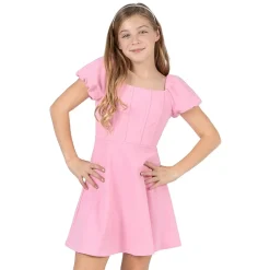 Rare Editions Big Kid Girls Short Sleeve Balloon A-Line Dress