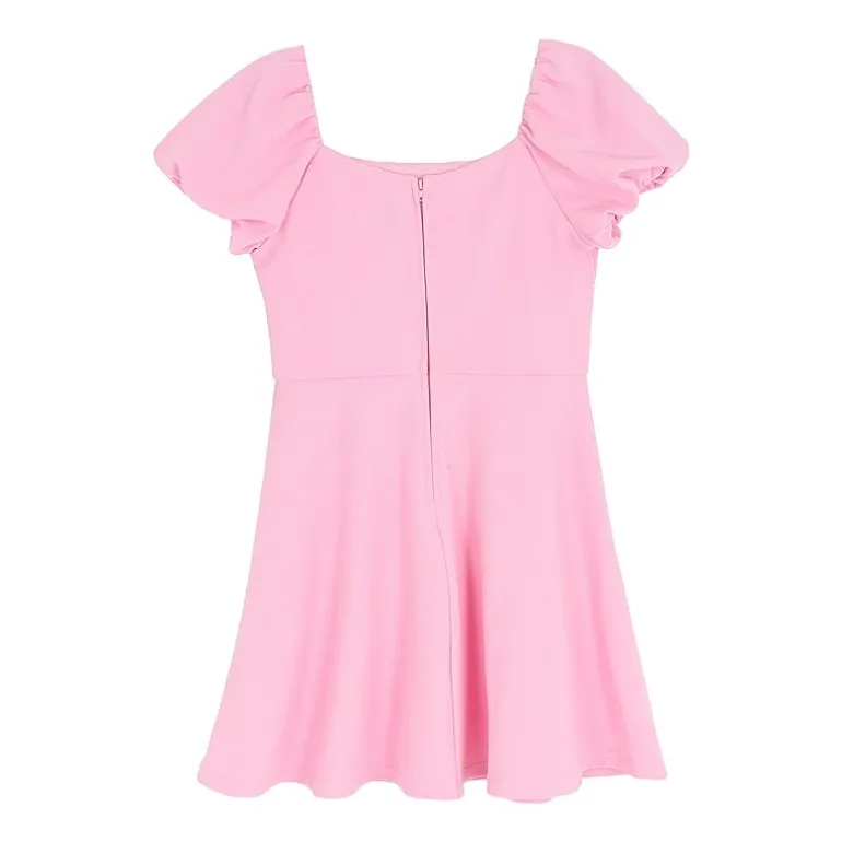 Rare Editions Big Kid Girls Short Sleeve Balloon A-Line Dress