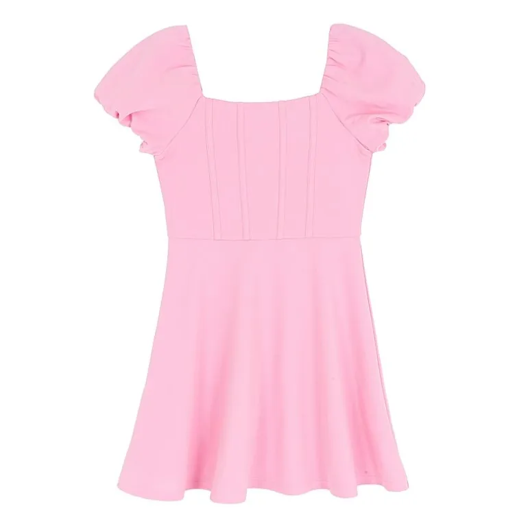 Rare Editions Big Kid Girls Short Sleeve Balloon A-Line Dress