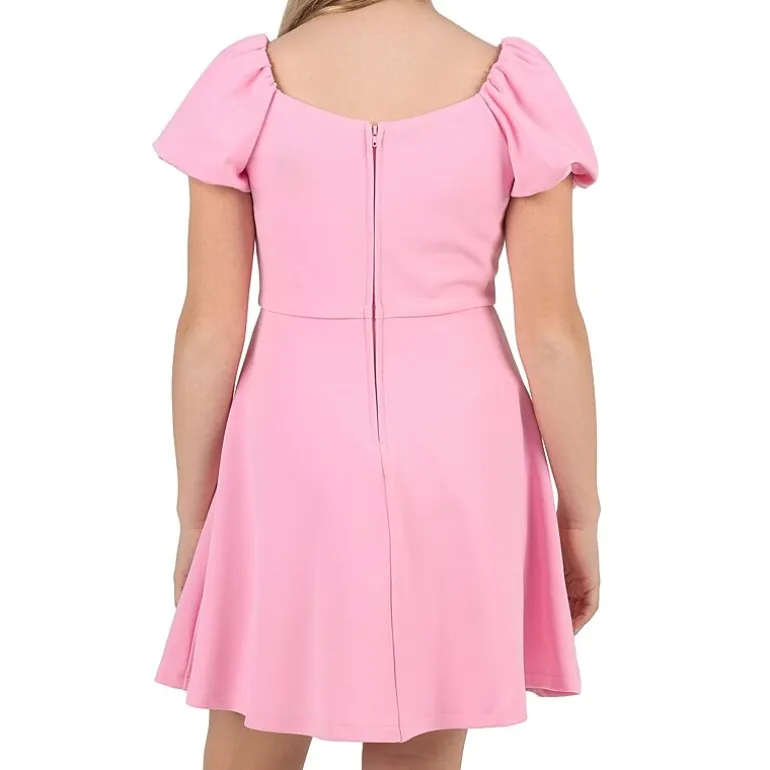 Rare Editions Big Kid Girls Short Sleeve Balloon A-Line Dress