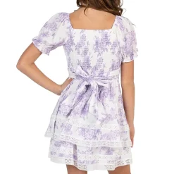 Rare Editions Big Kid Girls Short Sleeve A-Line Dress