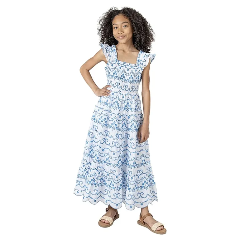 Rare Editions Big Kid Girls Sleeveless Maxi Dress