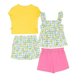 Rare Editions Toddler Girls 4-pc. Short Set