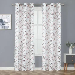 Regal Home Arlo Grommet Top Energy Saving Blackout Set of 2 Curtain Panel