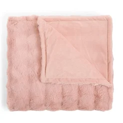 Regal Home Bubble Faux Fur 50x70 Washable Midweight Throw
