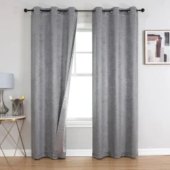 Regal Home Callisto Grommet Top Blackout Set of 2 Curtain Panel