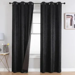 Regal Home Callisto Grommet Top Blackout Set of 2 Curtain Panel