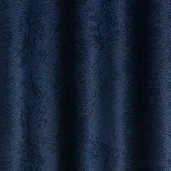 Regal Home Diamond Embossed Grommet Top Energy Saving Blackout Set of 2 Curtain Panel