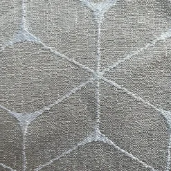 Regal Home Geo Cube Jacquard Grommet Top Light-Filtering Set of 2 Curtain Panel