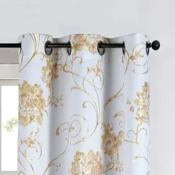 Regal Home Hendrix Grommet Top Blackout Set of 2 Curtain Panel