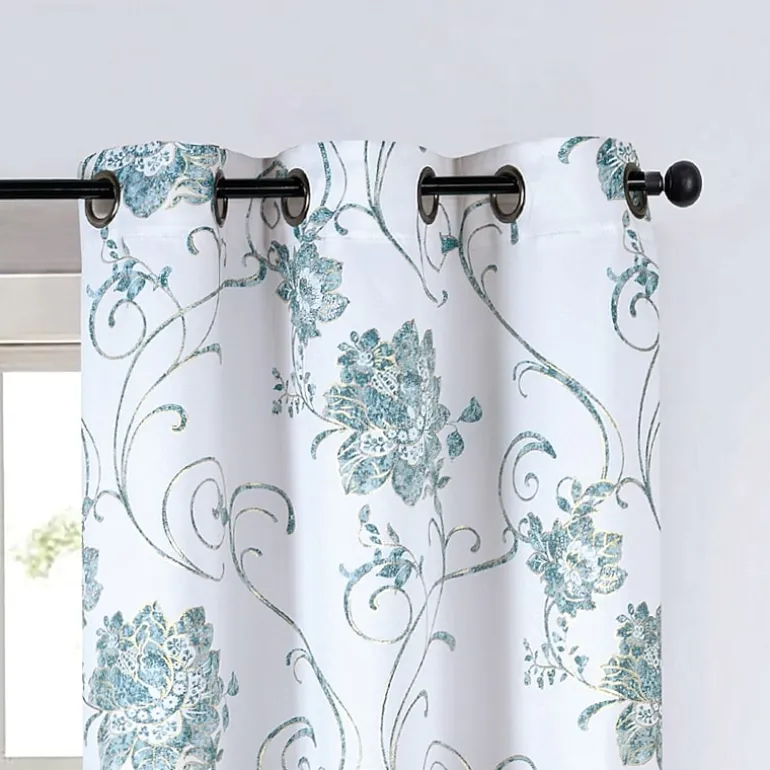 Regal Home Hendrix Grommet Top Blackout Set of 2 Curtain Panel