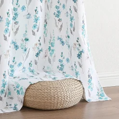 Regal Home Isla Printed Grommet Top Energy Saving Blackout Set of 2 Curtain Panel