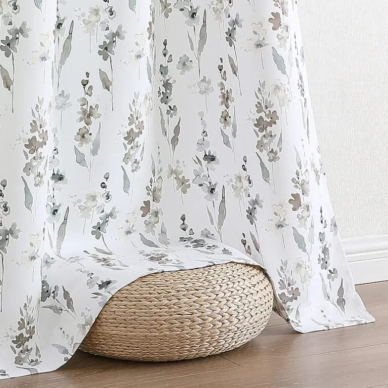 Regal Home Isla Printed Grommet Top Energy Saving Blackout Set of 2 Curtain Panel