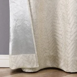 Regal Home Joelle Embossed Grommet Top Energy Saving Blackout Set of 2 Curtain Panel