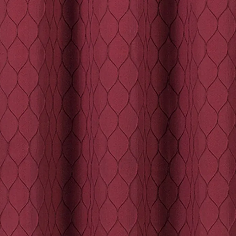 Regal Home Mackenna Jacquard Grommet Top Light-Filtering Set of 2 Curtain Panel